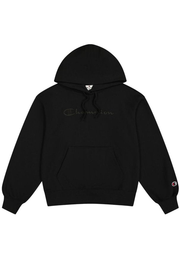 Bluza damska Champion Hooded Sweatshirt 117785. Kolor: czarny. Sport: turystyka piesza