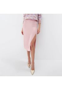 Mohito - Wiskozowa spódnica Eco Aware - Różowy. Kolor: różowy. Materiał: wiskoza #1