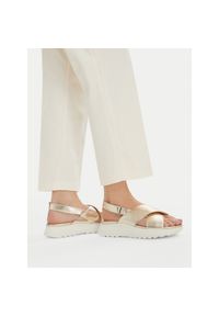 Sandały Clarks. Kolor: złoty #1