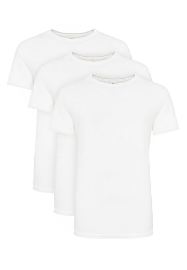 GAP - Gap Komplet t-shirtów 701127-01 Biały Regular Fit. Kolor: biały. Materiał: bawełna