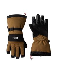 Rękawiczki męskie The North Face Montana 0A89QG1731 - brązowe. Kolor: brązowy. Materiał: poliester, skóra, syntetyk, materiał. Sport: narciarstwo #1