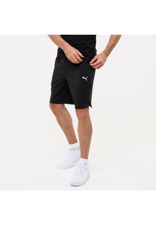 Spodenki fitness męskie Puma Active. Kolor: czarny. Materiał: materiał. Sport: fitness