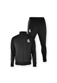 Dres treningowy Real Madrid męski 25/26 - czarny. Kolor: czarny, wielokolorowy. Materiał: dresówka. Sport: fitness, piłka nożna #1