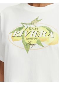 Hugo - HUGO T-Shirt Vintage 50561264 Biały Regular Fit. Kolor: biały. Materiał: bawełna. Styl: vintage #4