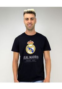 Real Madrid - Ulubiona czarna koszulka kibiców Realu Madryt. Kolor: wielokolorowy