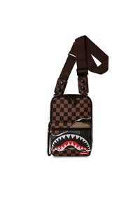 SPRAYGROUND Saszetka Tear It Up Camo Sling 910B6043NSZ Brązowy. Kolor: brązowy. Materiał: skóra