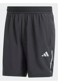 Adidas - adidas Szorty sportowe IP4467 Czarny Regular Fit. Kolor: czarny. Materiał: syntetyk. Styl: sportowy