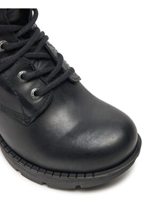 NEW ROCK Kozaki M-TR005-S1 Czarny. Kolor: czarny. Materiał: skóra. Styl: rockowy
