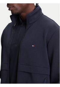 TOMMY HILFIGER - Tommy Hilfiger Bluza Permormance MW0MW41227 Granatowy Regular Fit. Kolor: niebieski. Materiał: syntetyk, bawełna #2