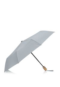 Ochnik - Składany parasol damski w kolorze szarym. Kolor: szary. Materiał: poliester