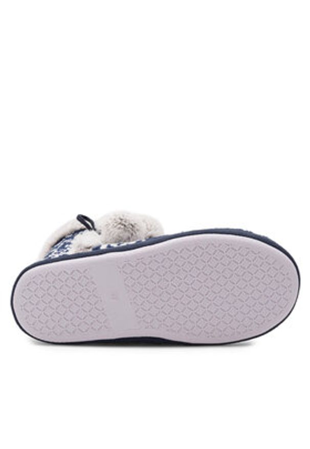 Home & Relax Kapcie 20SDR1147 Granatowy. Kolor: niebieski. Materiał: materiał