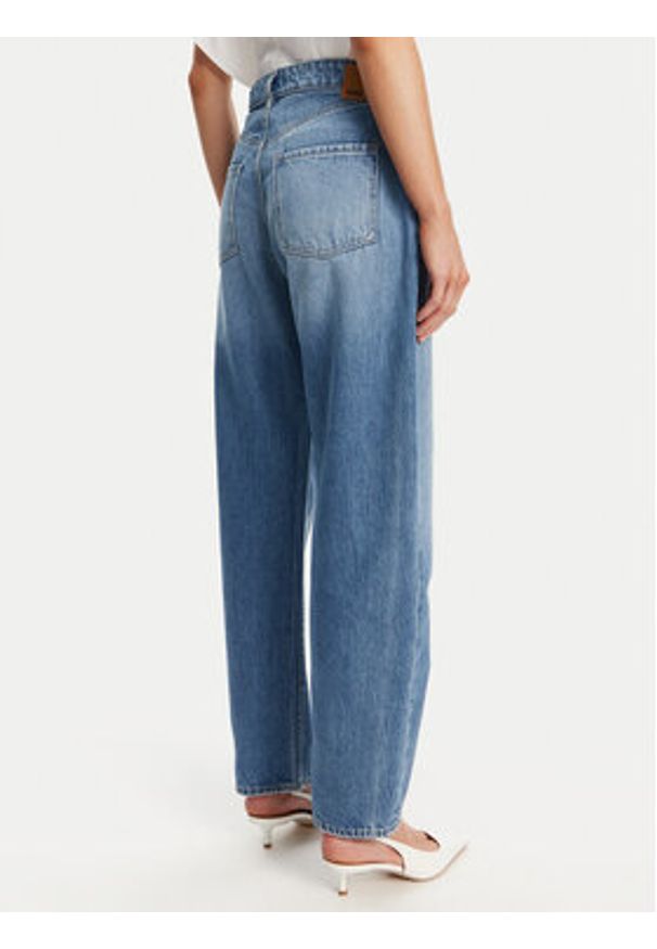 BOSS Jeansy Daelya 50538602 Niebieski Relaxed Fit. Kolor: niebieski