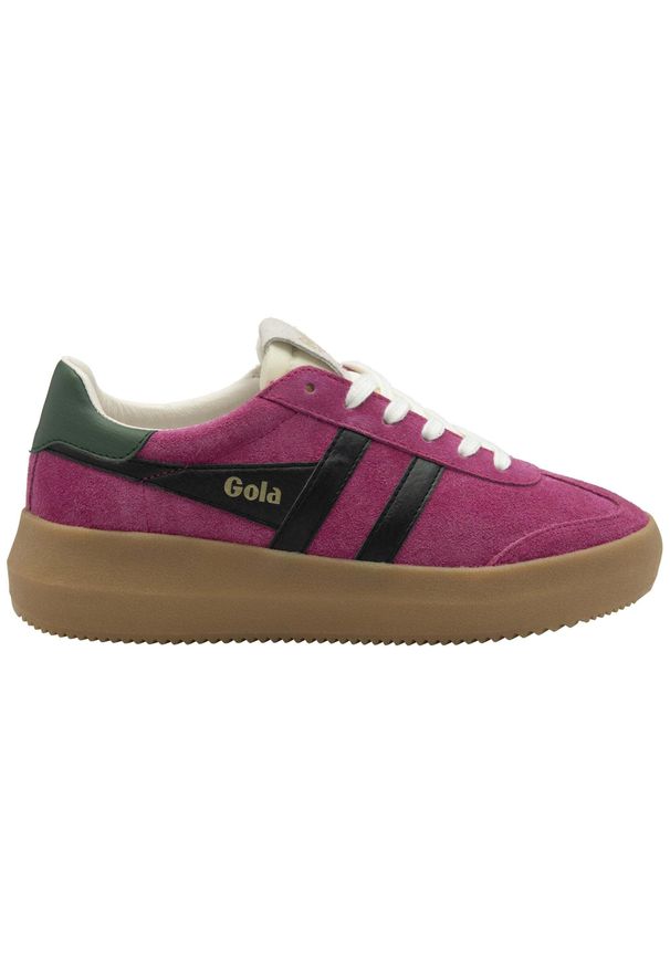 Sneakersy damscy Gola Athena Trainer. Okazja: na co dzień. Kolor: różowy, wielokolorowy, czarny