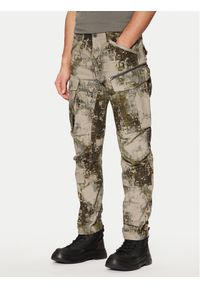 G-Star RAW - G-Star Raw Spodnie materiałowe Rovic 3D D02190 G787 Khaki Tapered Fit. Kolor: brązowy. Materiał: bawełna