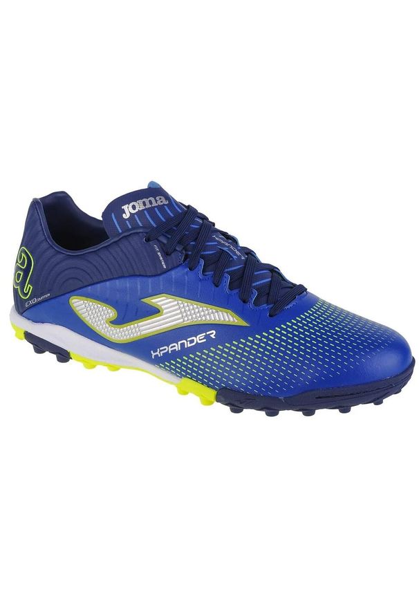 Buty piłkarskie turfy męskie Joma Xpander. Kolor: wielokolorowy, niebieski. Materiał: materiał, syntetyk, tkanina. Sport: piłka nożna