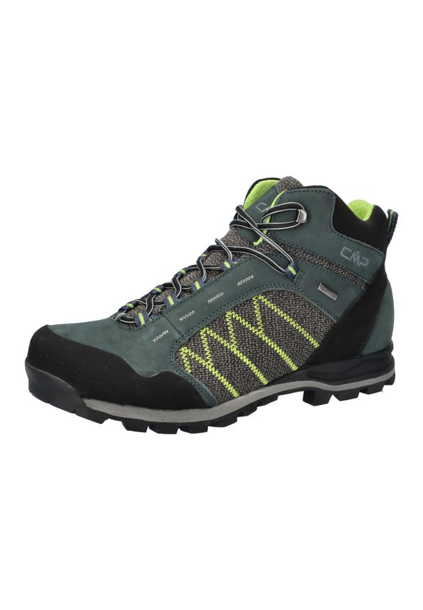 Buty trekkingowe męskie CMP Thiamat Mid Antracytowe. Kolor: niebieski, biały, wielokolorowy. Materiał: syntetyk, materiał, skóra. Sport: turystyka piesza
