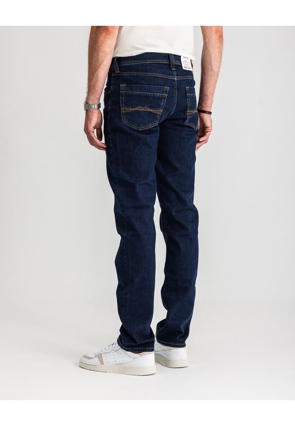 Mustang - Męskie Spodnie Jeansowe MUSTANG Washington Straight Denim Blue 1016420 5000 940