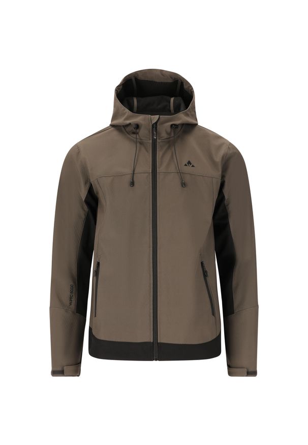Kurtka wodoodporna Whistler Ryder W-Pro 8000. Kolor: wielokolorowy, czarny, zielony. Materiał: softshell. Sport: turystyka piesza