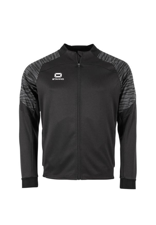 STANNO - Dziecięca bluza dresowa zapinana na zamek Stanno Bolt. Kolor: czarny. Materiał: dresówka. Sport: fitness