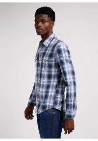 Lee - LEE MĘSKA KOSZULA LEE CLEAN WESTERN SHIRT DRAMA BLUE 112349934 #3