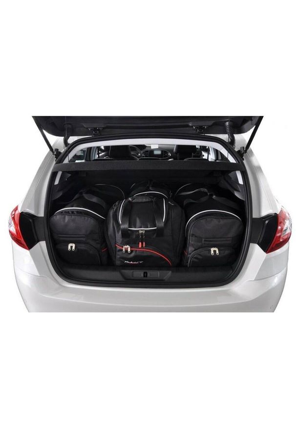 KJUST - Torby Do Bagażnika Peugeot 308 Hatchback 2013-2021 4Szt Kjust. Kolor: czarny. Styl: sportowy