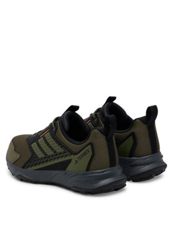Adidas - adidas Buty do biegania Tracefinder JI4285 Khaki. Kolor: brązowy. Materiał: materiał