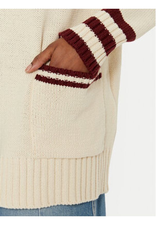 Weekend Max Mara Kardigan Vicolo 2515341061 Écru Regular Fit. Materiał: bawełna
