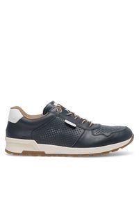 Rieker Sneakersy 15108-14 Niebieski. Kolor: niebieski. Materiał: skóra