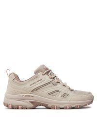 skechers - Skechers Sneakersy Hillcrest-Pathway Finder 180022/TPE Beżowy. Kolor: beżowy. Materiał: skóra