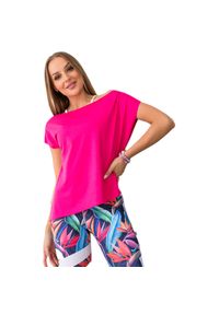 2SkIN - Bluzka do tańca damska 2skin SENSUAL PINK. Kolor: różowy. Materiał: elastan. Sport: taniec