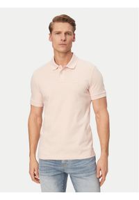 BOSS Polo Passenger 50507803 Różowy jasny Slim Fit. Typ kołnierza: polo. Kolor: różowy. Materiał: bawełna #1