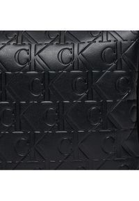 Calvin Klein Kosmetyczka Logo Print Washbag K50K511439 Czarny. Kolor: czarny. Materiał: skóra. Wzór: nadruk