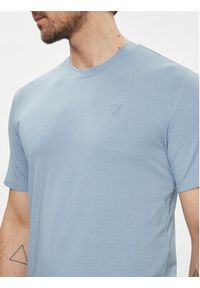 Guess T-Shirt Hedley Z2YI12 JR06K Niebieski Regular Fit. Kolor: niebieski. Materiał: bawełna