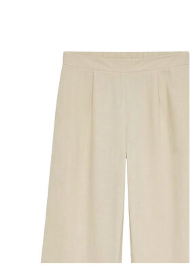 Vero Moda Kuloty Mymilo 10321626 Beżowy jasny Regular Fit. Kolor: beżowy. Materiał: len