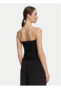 Guess Top W6YR37 Z1042 Czarny Slim Fit. Kolor: czarny. Materiał: wiskoza #5