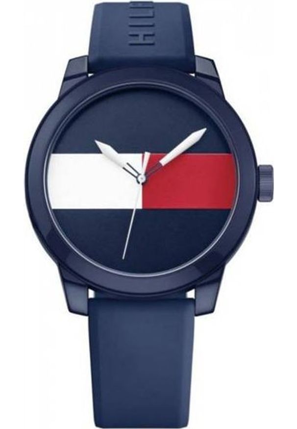 TOMMY HILFIGER - Zegarek Tommy Hilfiger Zegarek męski Tommy Hilfiger Denim - 1791322. Materiał: denim