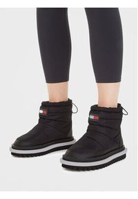 Tommy Jeans Botki Tjw Padded Flat Boot EN0EN02292 Czarny. Kolor: czarny #3