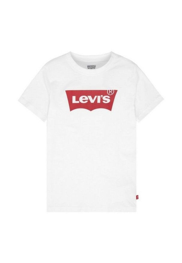 Levi's® - Koszulka z krótkim rękawem Dziecięca Levi's Batwing Tee. Kolor: wielokolorowy, biały. Długość rękawa: krótki rękaw. Długość: krótkie