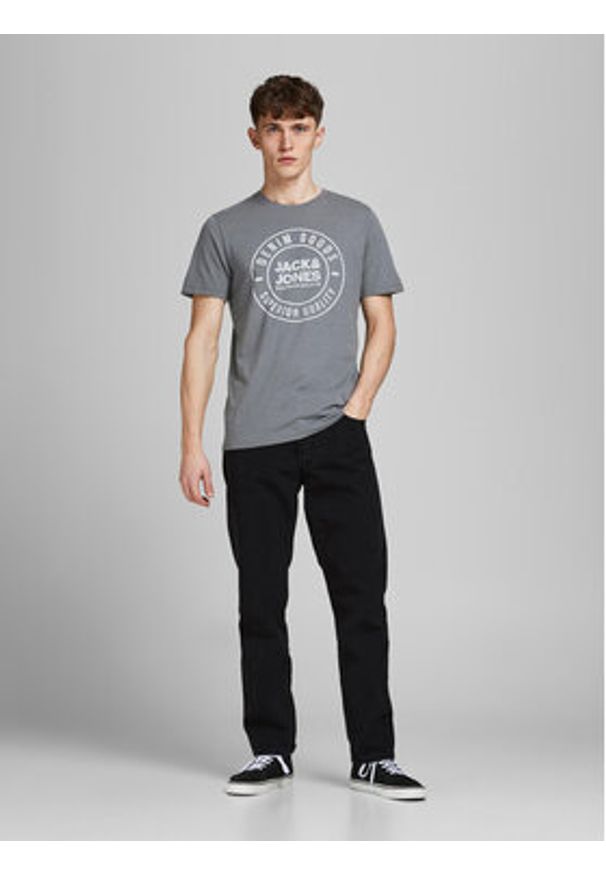 Jack & Jones Jeansy Chris 12168656 Czarny Relaxed Fit. Kolor: czarny
