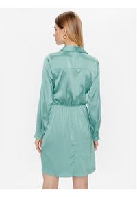 Guess Sukienka koszulowa Alya W2BK83 WF1T2 Zielony Regular Fit. Kolor: zielony. Materiał: syntetyk. Typ sukienki: koszulowe #3