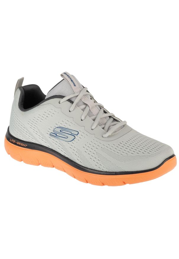 skechers - Buty sportowe Sneakersy męskie, Summits-Torre. Kolor: szary. Sport: turystyka piesza