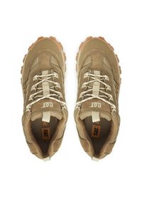 CAT Footwear Sneakersy P726245 Brązowy. Kolor: brązowy. Materiał: skóra, zamsz #4