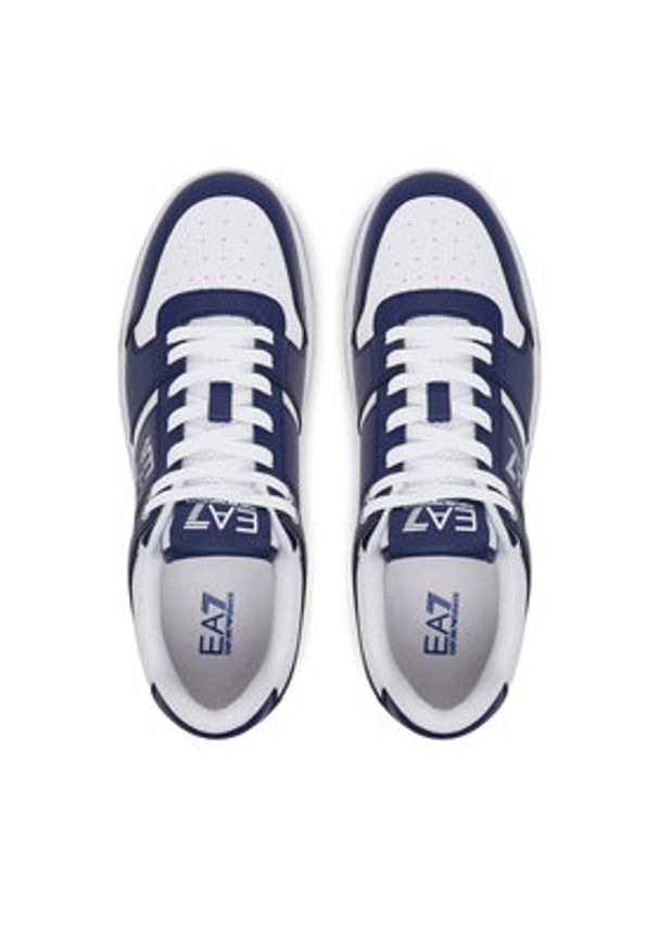 EA7 Emporio Armani Sneakersy X8X234 XK422 U458 Granatowy. Kolor: niebieski. Materiał: skóra