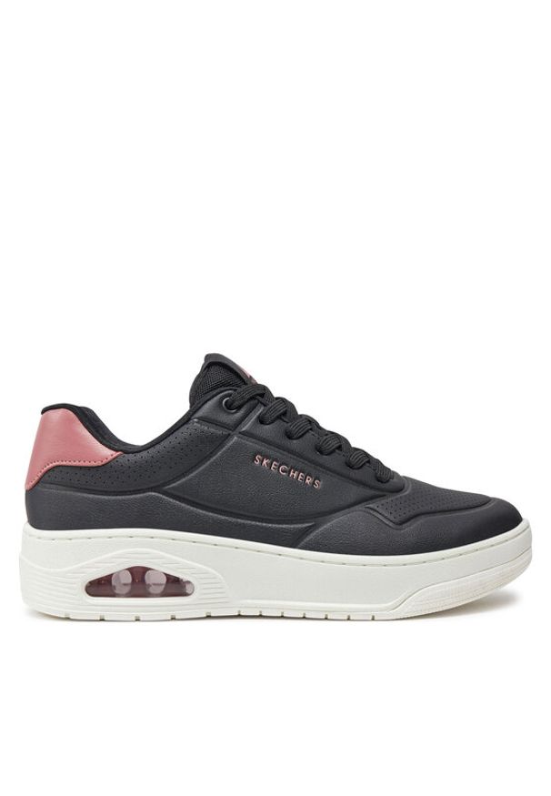 skechers - Skechers Sneakersy Uno Court 177705 Czarny. Kolor: czarny. Materiał: skóra