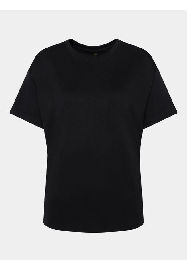 Athlecia T-Shirt Laimeia W Oversize Seamless S/S Tee EA221282 Czarny Regular Fit. Kolor: czarny. Materiał: syntetyk