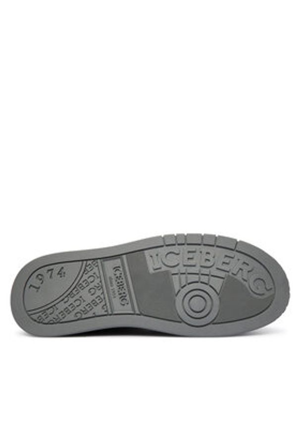 Iceberg Sneakersy Clock V2 IU1687 Kolorowy. Materiał: skóra. Wzór: kolorowy