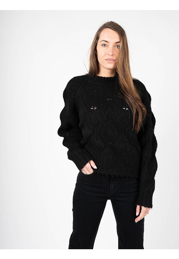 Silvian Heach Sweter "Oversize" | CVA22153MA | Kobieta | Czarny. Kolor: czarny. Materiał: poliester, elastan, akryl, wełna