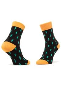 Dots Socks - Skarpety Wysokie Unisex DOTS SOCKS - DTS-SX-406-C Czarny. Kolor: czarny. Materiał: materiał, bawełna, elastan, poliamid #2