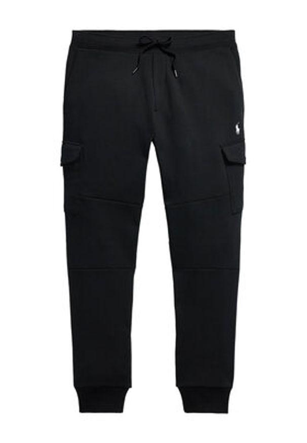 Polo Ralph Lauren Spodnie materiałowe 710980340003 Czarny Regular Fit. Kolor: czarny. Materiał: bawełna