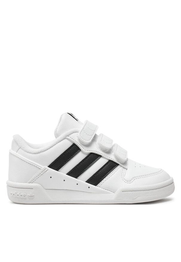 Adidas - adidas Sneakersy Team Court 2 Str Cf C ID6634 Biały. Kolor: biały. Materiał: skóra
